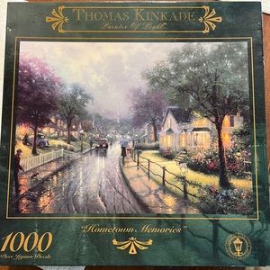 Thomas Kinkade 1000 piece puzzle.
